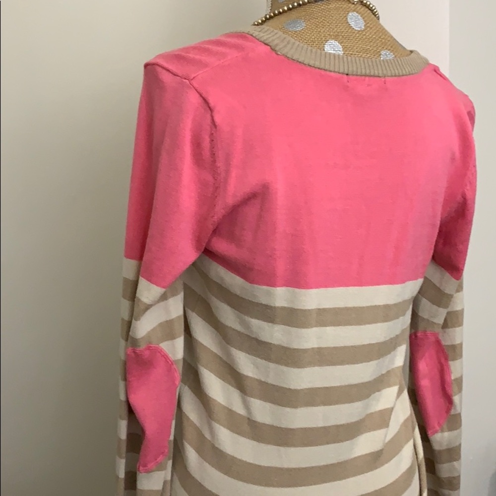 Stripe Button Down Cardigan - Picture 3 of 4